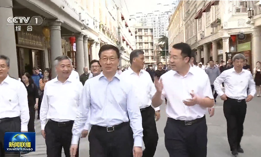 韓正考察廣州、潮汕 訪僑批館 上湘子橋