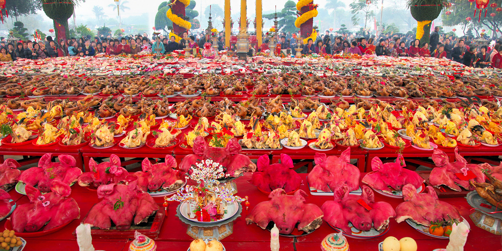 潮州市 元宵鬧熱拜神前