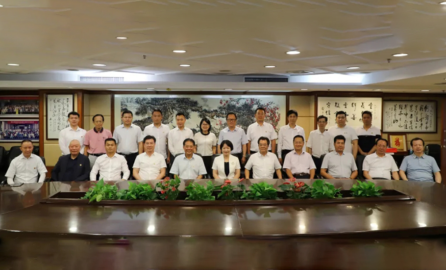 【會員】廣東省潮聯會會長鄭木明會見深圳市潮汕商會鄭漢明會長一行