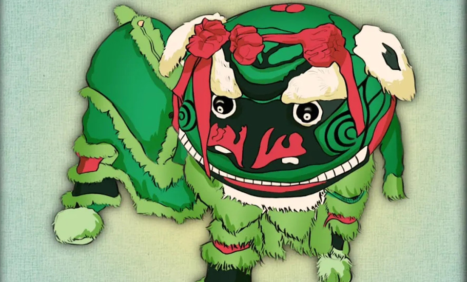 青獅——揭陽獨有的一種獅舞形式