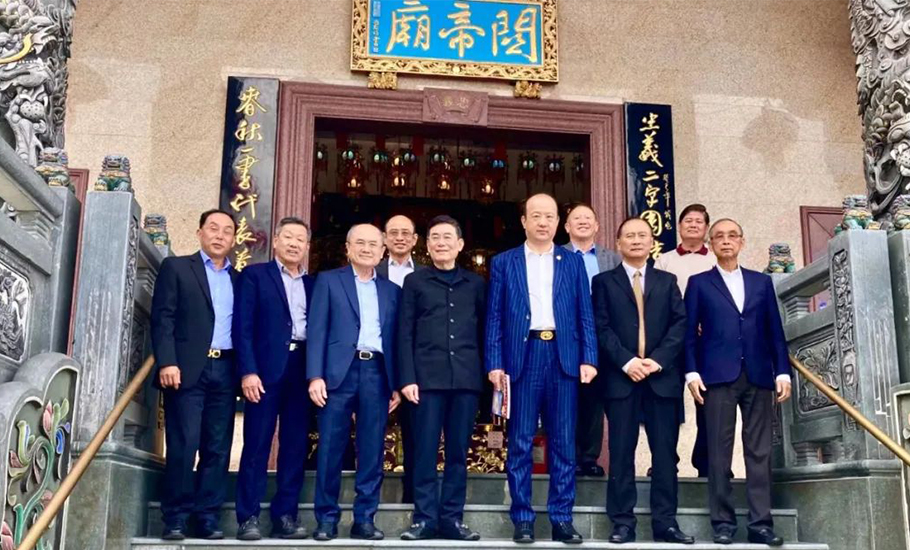 國際潮團總會執行副主席張乙坤一行走訪美國南加州潮州會館