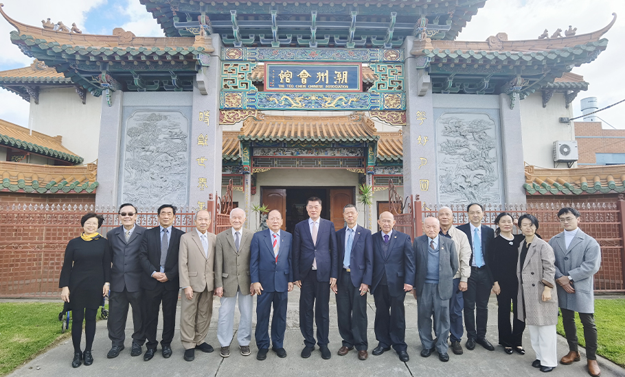 總會主席謝澤生率團赴新西蘭、澳大利亞、馬來西亞交流訪問