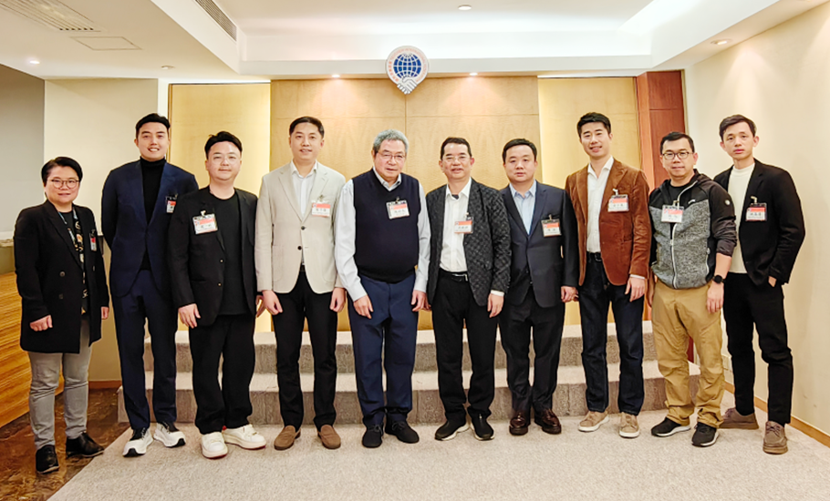 陳幼南執行主席熱情接待全球潮人創新經濟促進會創會會長吳錫雄一行