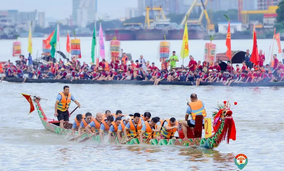 2024廣東省潮商會龍舟賽激情開槳