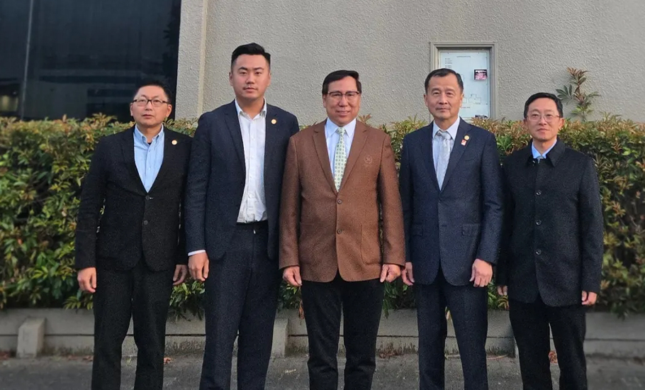 新西蘭潮屬總會熱情接待美國洛杉磯中華總商會主席莊佩源一行 共促國際潮商合作交流