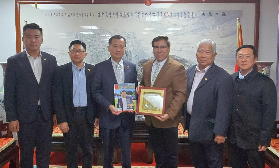 新西蘭潮屬總會熱情接待美國洛杉磯中華總商會主席莊佩源一行 共促國際潮商合作交流