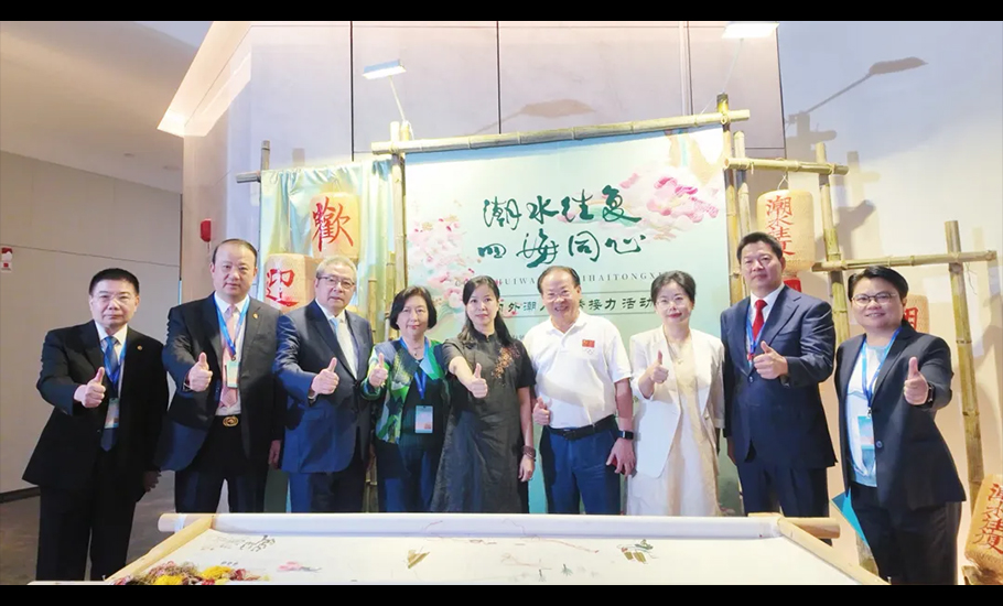 「潮水往復 四海同心」海內外潮人潮繡接力活動傳承非遺技藝