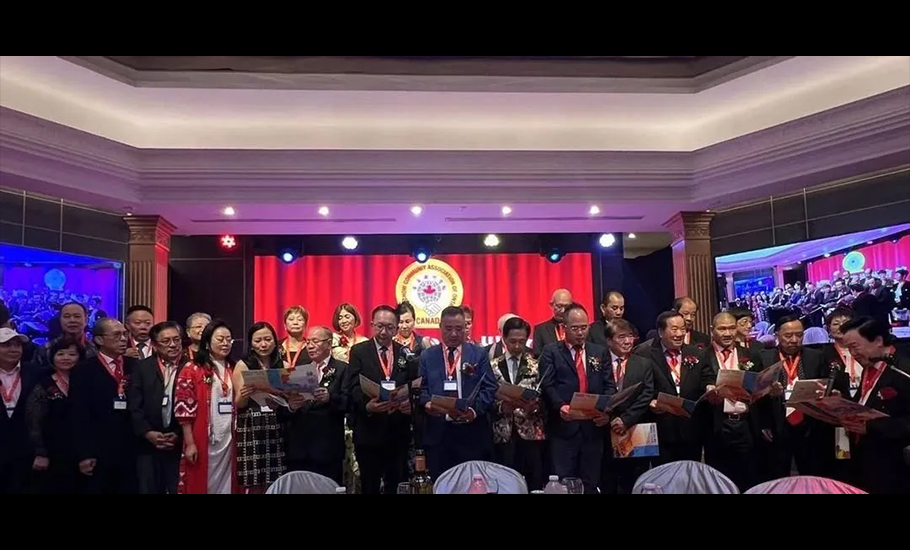 加拿大安省潮州會館舉行42周年慶典暨理監事就職典禮 吳炳雄任新一屆會長 加拿大總理馬克·卡尼特致