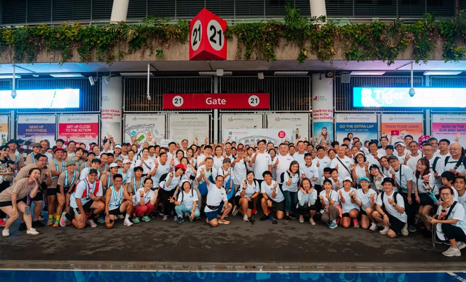 新加坡潮州八邑會館舉辦第三屆「行起來，家己人」跑步與健行活動 雨中展現團結與活力